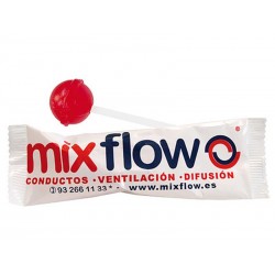 Lollipop flow-wrapped
