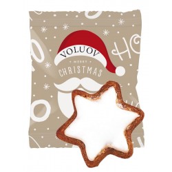 Cinnamon star in flowpack
