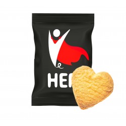Butterkeksherz Werbetüte