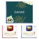 Merci chocolate with greeting card