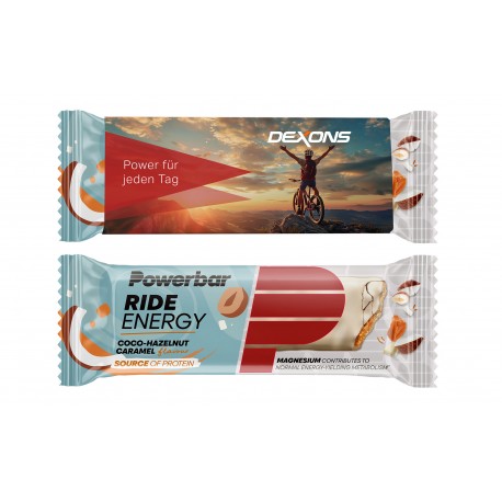 Powerbar im Werbeschuber - Ride Energy