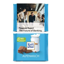 100g Ritter Sport in a promotional sleeve