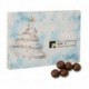 Tisch-Adventskalender Klein mit Schoko-Knusperkugeln