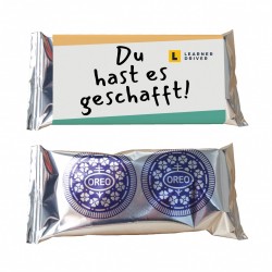 Oreo with printed sleeve