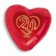 Large Chocolate Heart 20 g with label