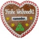 Ginger Bread Heart 16 cm