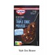 Promo-folder with chocolate mousse