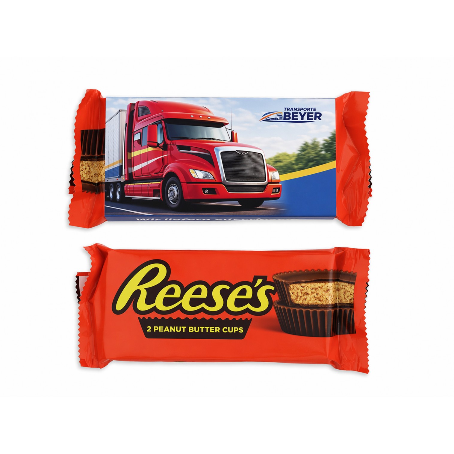 Reese´s im Werbeschuber