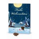 Wall Xmas calendar with 75 g chocolate 