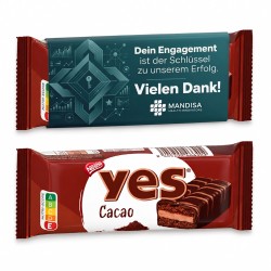 Nestle Yes Kuchenriegel im Werbeschuber