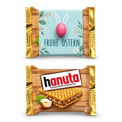 Hanuta im Werbeschuber