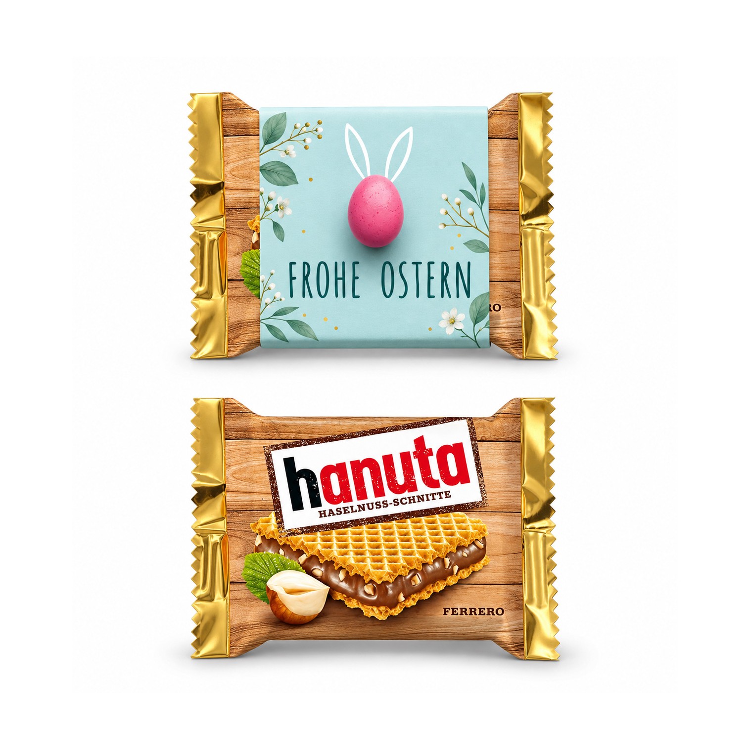 Hanuta im Werbeschuber
