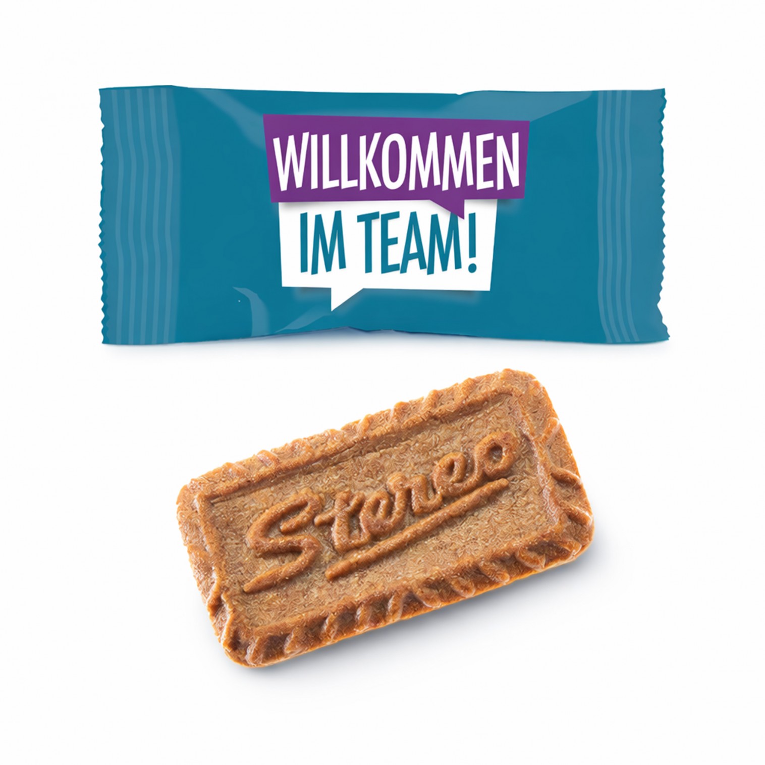 Caramel cookie, flowpack