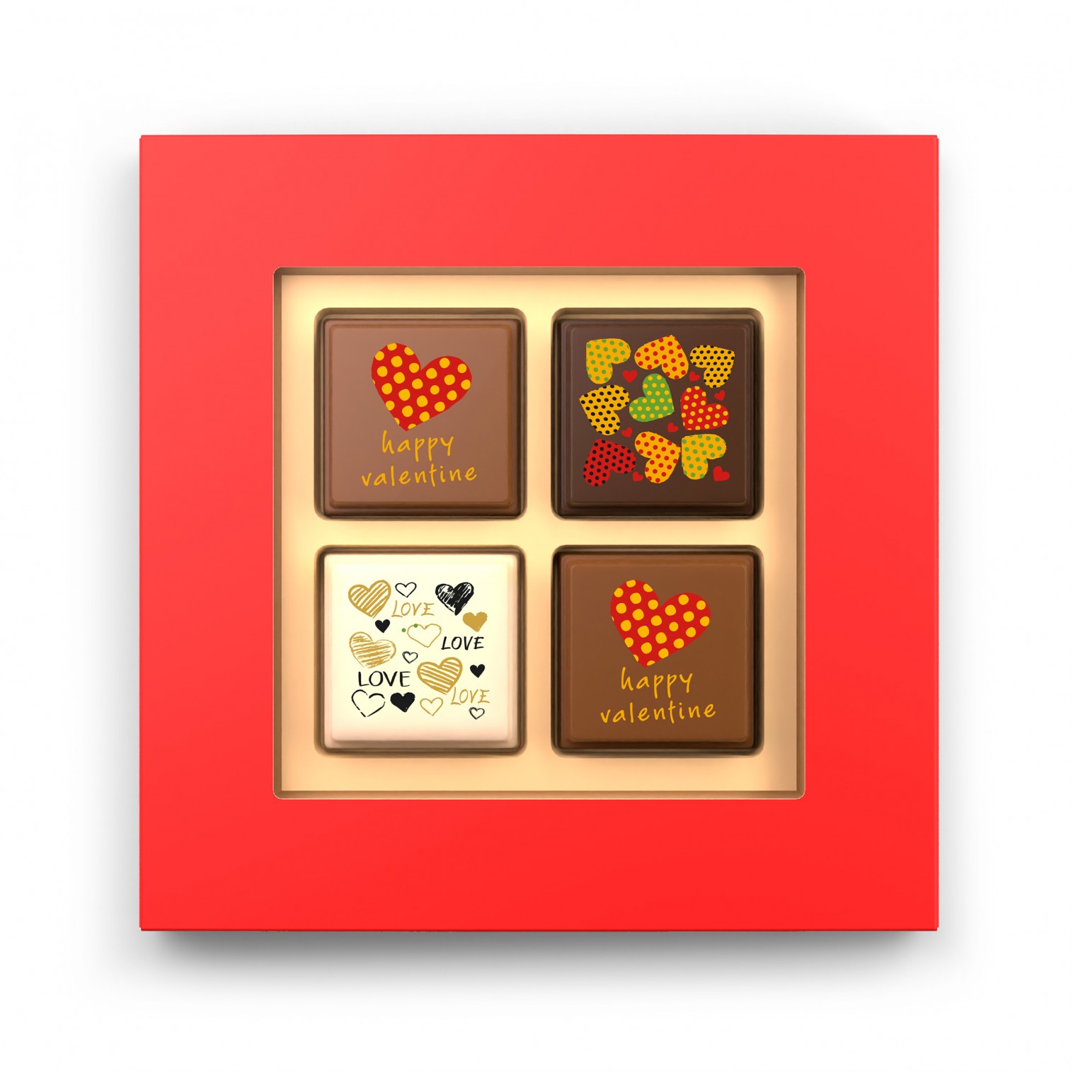 Praline box – 4 pieces