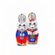 Chocolate Sitting Bunny, large