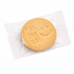 Keks mit geprägtem Logo
