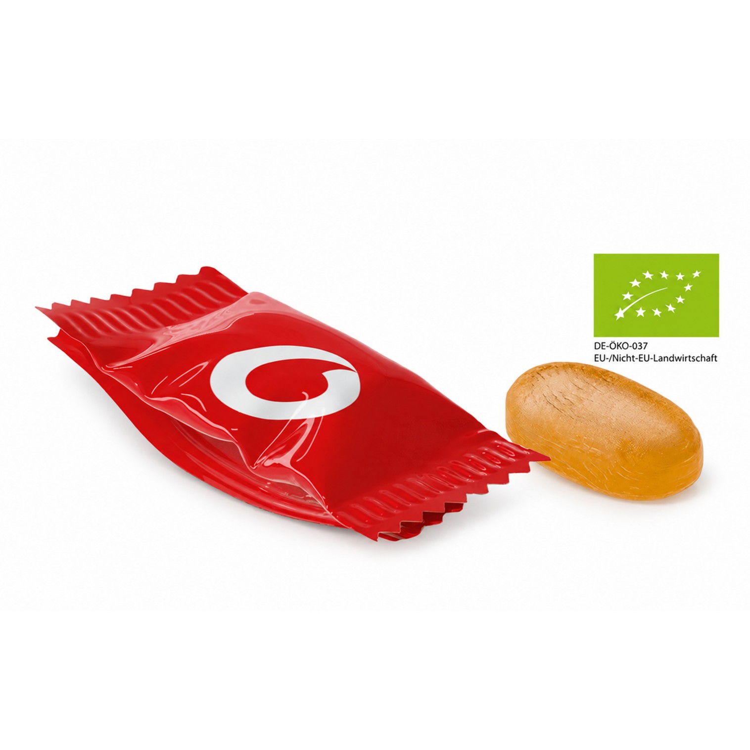 BIO Candies flow-wrapped