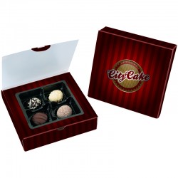 Individuell bedruckte Pralinenbox