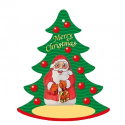 Chocolate Gift Tag Santa