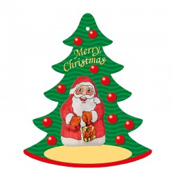 Chocolate Gift Tag Santa