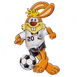 Chocolate Soccer Bunny