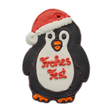 Pinguin mit Mütze 14 cm