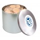 Logo-biscuits in round gift tin