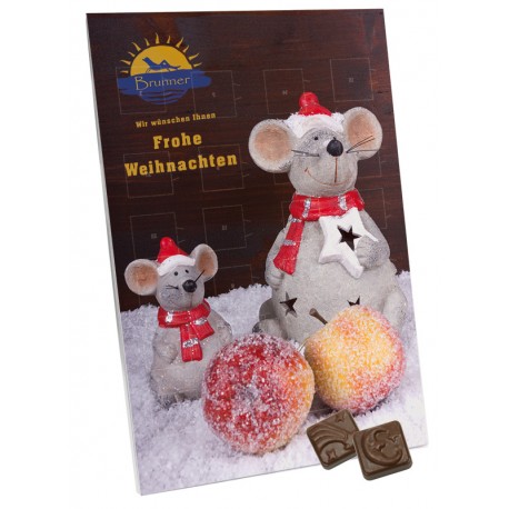 Wand-Adventskalender mit 75 g Füllung