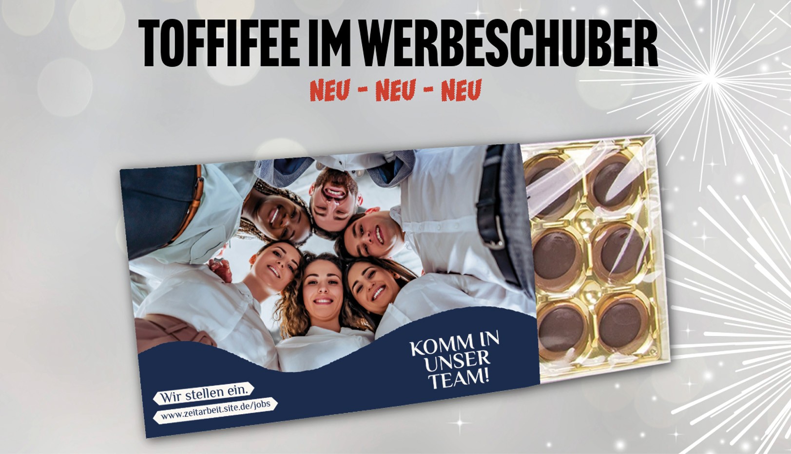 Toffifee im Werbeschuber