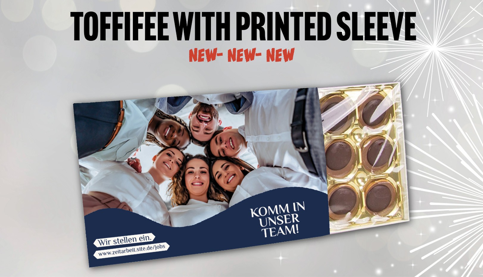 Toffifee with printed sleeve